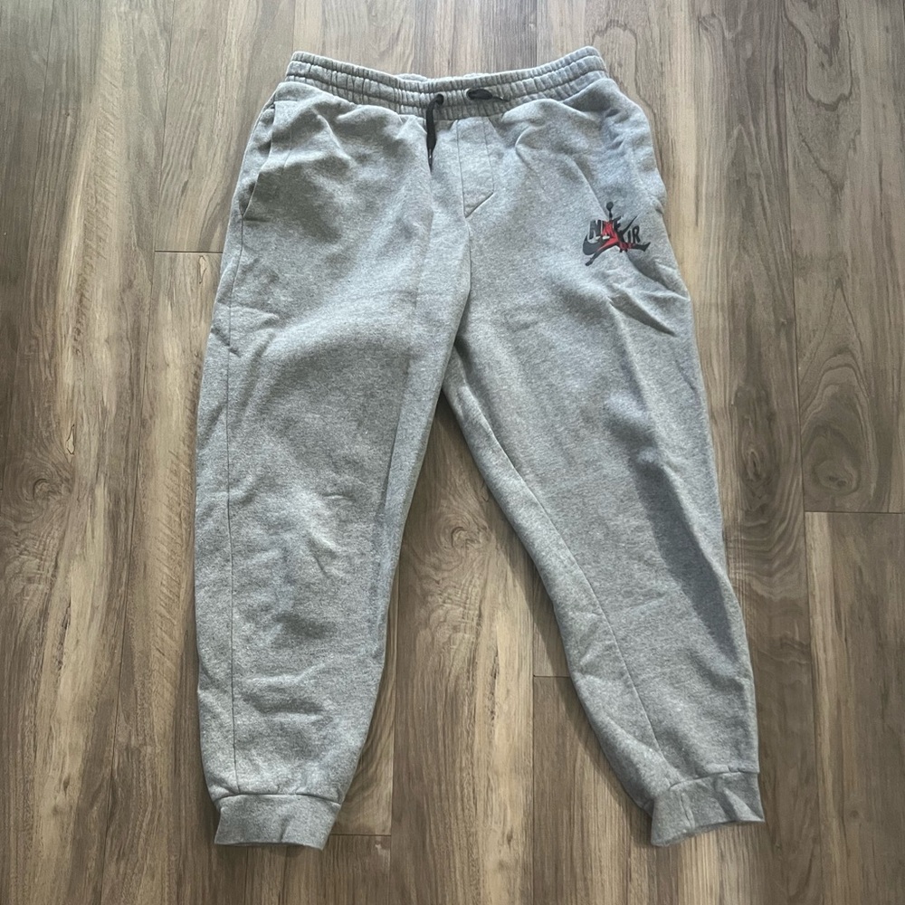 Jordan Gray Sweatpants with Logo